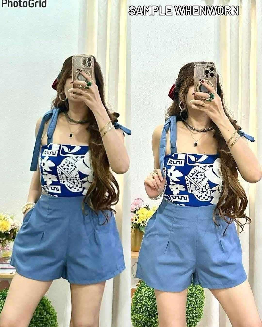 Top and shorts set