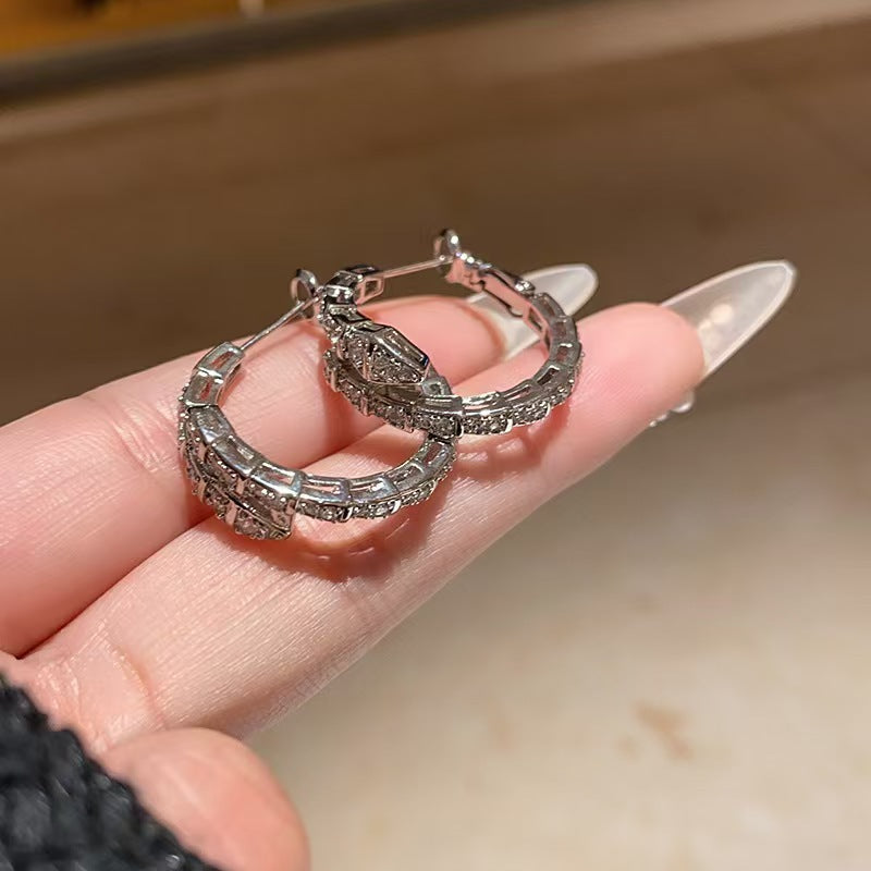 Elegant Dual-Layered Hoop Earrings – Gold & Silver Finish